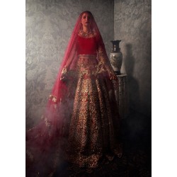 Red Adonis Lehenga Choli Red Adonis Lehenga Choli