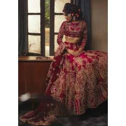 Raspberry Adonis Lehenga Choli