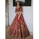 Crimson Glory Adonis Lehenga Choli
