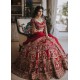 Crimson Glory Adonis Lehenga Choli
