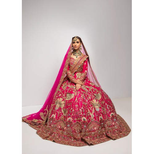 Radical Red Adonis Lehenga