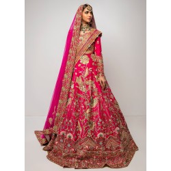 Radical Red Adonis Lehenga