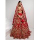Venetian Red Adonis Lehenga