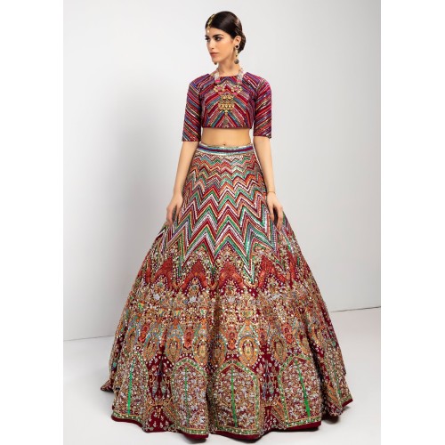 Madder Adonis Lehenga