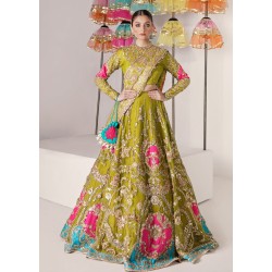 Citrine Adonis Lehenga