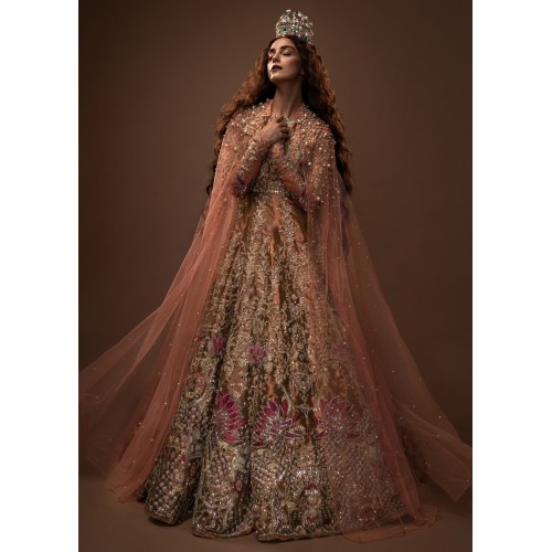 Vivid Tangerine Adonis Gown