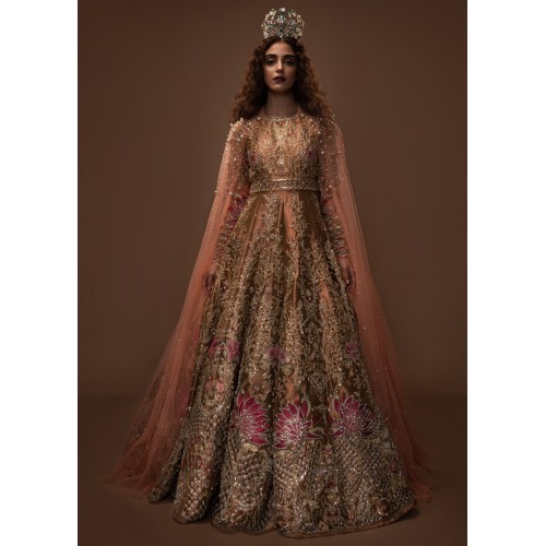 Vivid Tangerine Adonis Gown