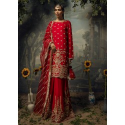 Fire Engine Red Adonis Party Wear