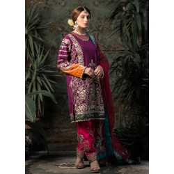 Pansy Purple Adonis Shalwar Kameez