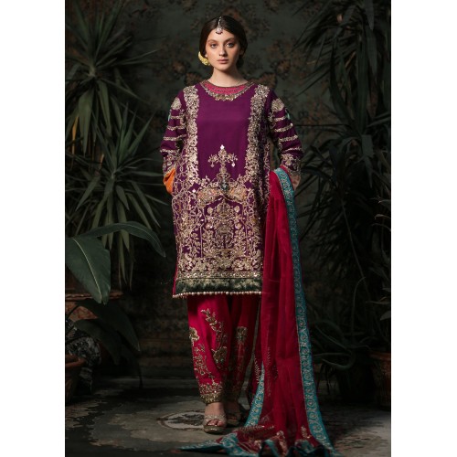 Pansy Purple Adonis Shalwar Kameez Pansy Purple Adonis Shalwar Kameez