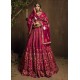 Cerise Adonis Lehenga Choli