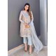 Light Peach Argus Party Wear