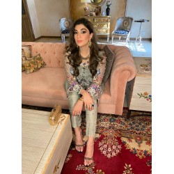 Light Laurel Green Argus Party Wear