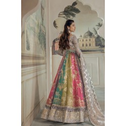 Multi Freesia Anarkali