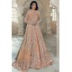 Pink Orange Freesia Lehenga