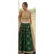 UP Forest Green Freesia Lehenga