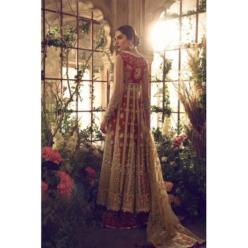 Sangria Freesia Anarkali