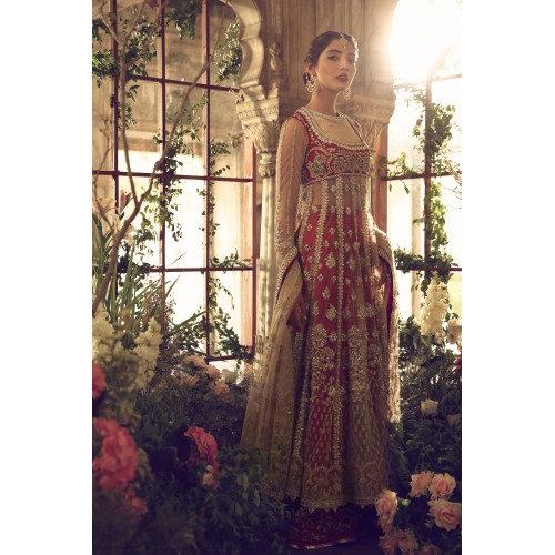 Sangria Freesia Anarkali