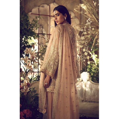 Sandy Brown Freesia Angrakha