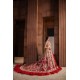 Fire Engine Red Nerine Lehenga Fire Engine Red Nerine Lehenga