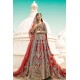 Crimson Nerine Lehenga