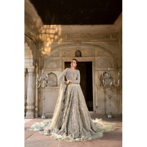 Yellow Green Crayola Nerine Lehenga Yellow Green Crayola Nerine Lehenga