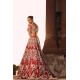 Pantone Red Nerine Lehenga Pantone Red Nerine Lehenga
