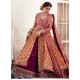 Orange Purple Flora Lehenga Orange Purple Flora Lehenga