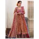 Orange Purple Flora Lehenga Orange Purple Flora Lehenga