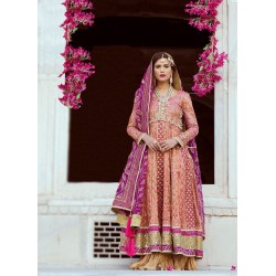 Pink Purple Flora Pishwas