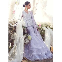 Languid Lavender Flora Peplum