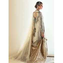 Beige Flora Gown