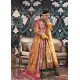 Orange Green Flora Jacket for Mehndi Mayun