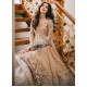Champagne Flora Overlay Gown