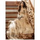 Champagne Flora Overlay Gown