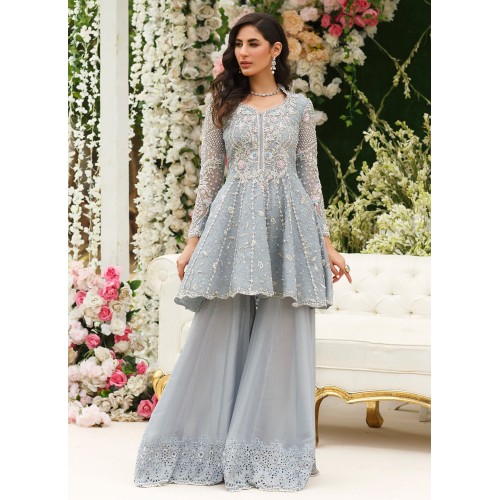 Gainsboro Flora Peplum