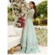 Sea Foam Flora Overlay Gown