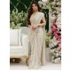 Off White Flora Saree