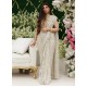 Off White Flora Saree