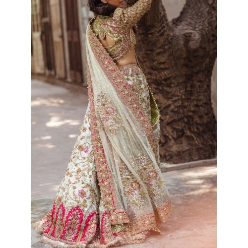 Off White Coco Lehenga