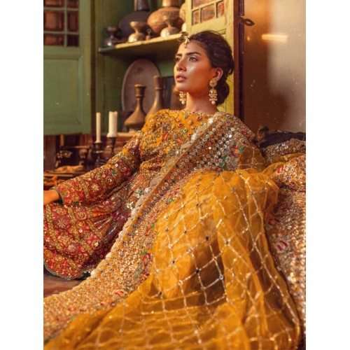 Gold Coco Gharara