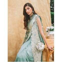 Green Sheen Coco Saree