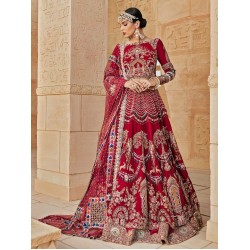 Crimson Glory Coco Lehenga