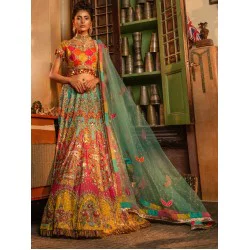 Multi Color Coco Lehenga