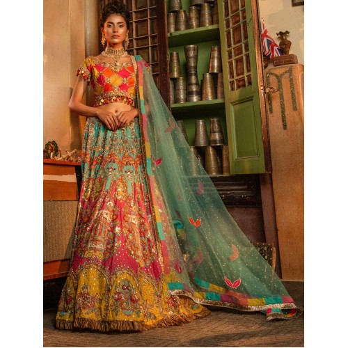 Multi Color Coco Lehenga