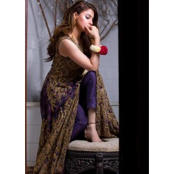 Russian Violet Lily Evening Wear