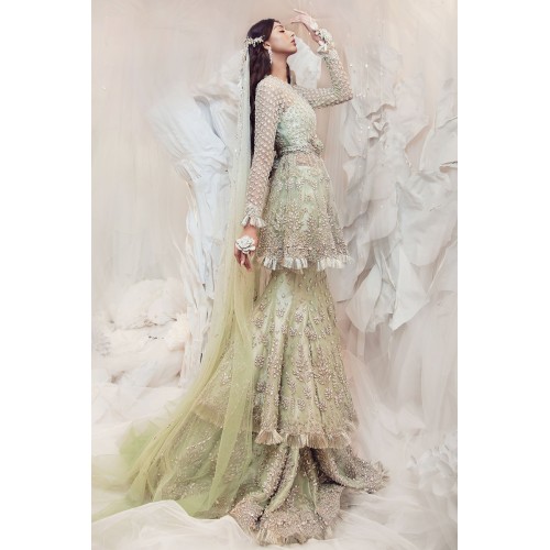 Nyanza Zenobia Multi-Tiered Lehenga