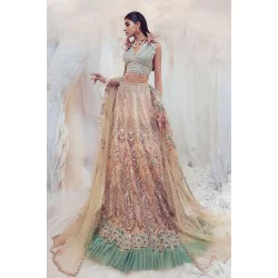Aqua Melon Zenobia Lehenga Choli