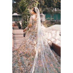 Flora and Fauna Zenobia Lehenga