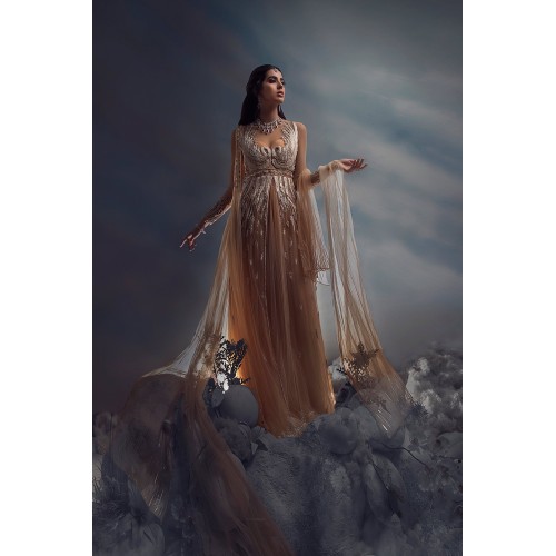 Earth Yellow Zenobia Gown